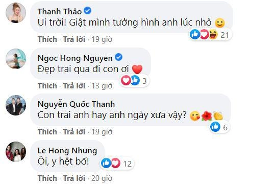 Con trai jennifer phạm giờ quá khác dàn sao việt nhìn bảo namtưởng quang dũng lúc nhỏ - 2