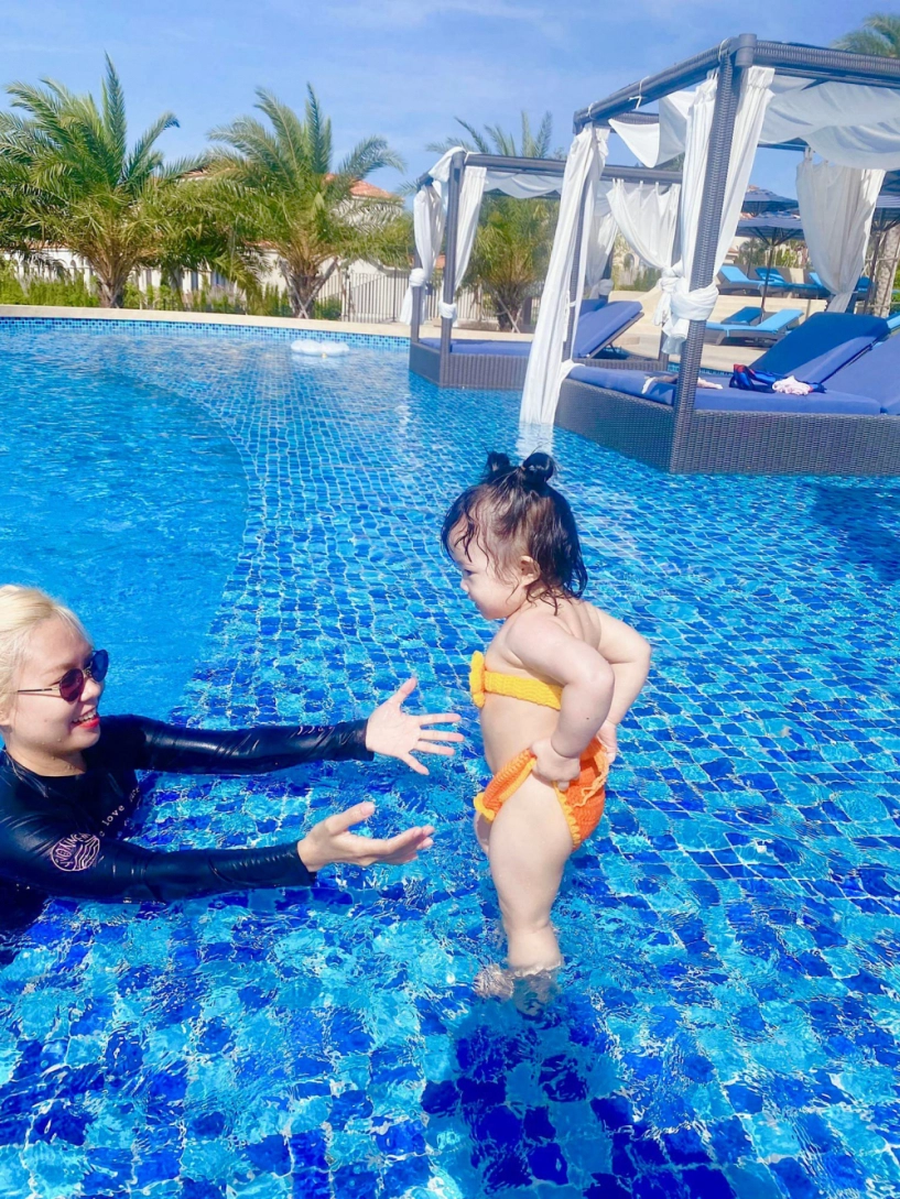 Đại hội bé khỏe bé xinh con hà hồ đàm thu trang gen trội nhà đông nhi cưng xỉu - 24