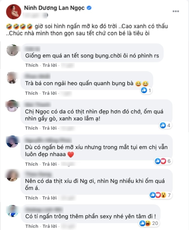 Đến lan ngọc cũng bị dính lời nguyền bánh chưng vòng eo 54cm nay ngấn vành mỡ - 3