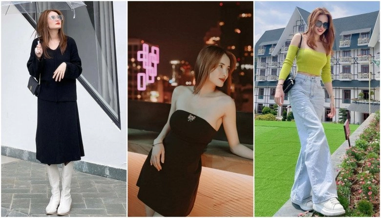 Em gái công vinh mặt đẹp dáng xinh đam mê sắm sửa hàng hiệu không kém chị dâu thuỷ tiên - 6