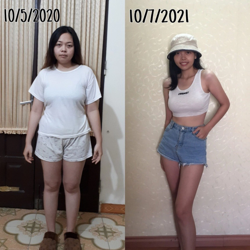 Netizen hào hứng khoe thành quả giãn cách người giảm được 16kg da trắng lên vài tone - 8