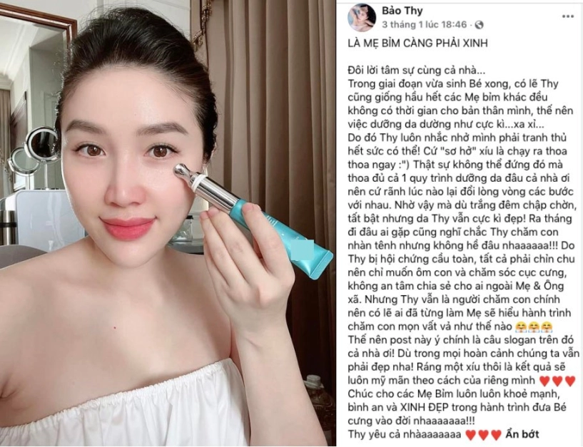 Skincare thời mẹ bỉm 40 người hở 1 tí là thoa người cho con bú dư sữa để đắp mặt - 4