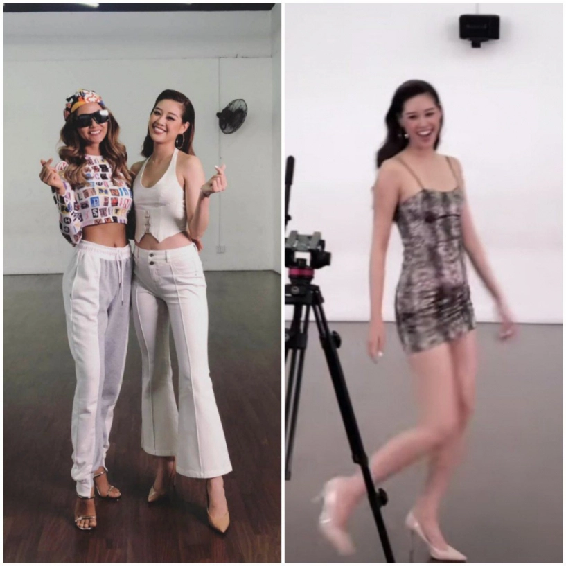 Tập cùng sao ai rồi cũng khác cặp chị em miss universe tăng cân vùn vụt đổi bodychóng mặt - 4