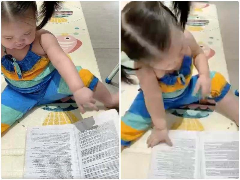 Vợ anh vi cá quách ngọc tuyên làm mẹ bỉm được chồng hơn 16 tuổi chở đi thi tốt nghiệp - 2