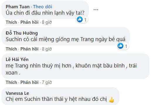 Bị nói đẻ thuê cho cường đôla đàm thu trang khoe ảnh mình ngày bé giống hệt suchin bây giờ - 4