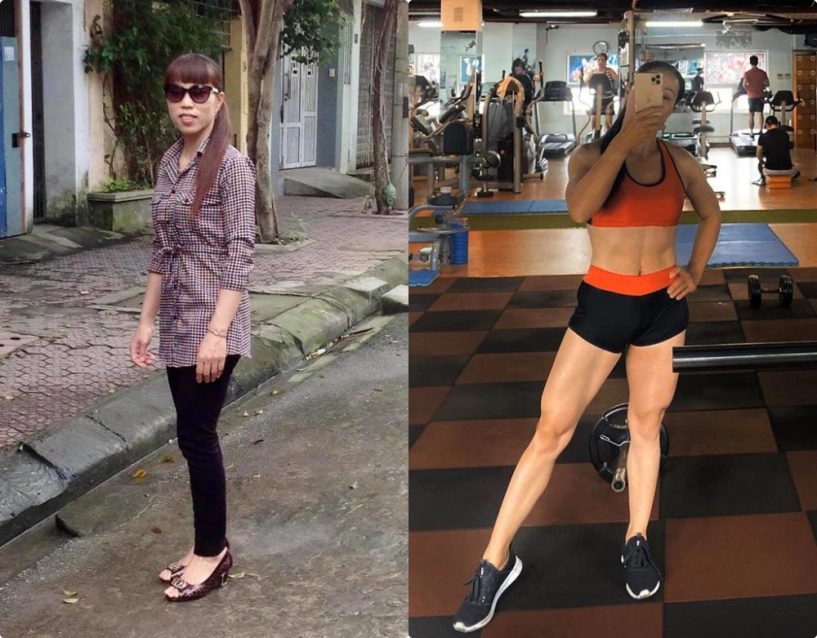 Cô công nhân u45 mê gym là mẹ 2 con dáng đẹp hơn gái trẻ bắp tay to hơn chồng - 4