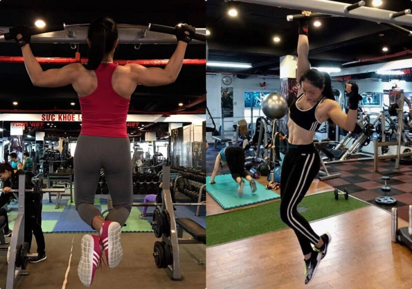 Cô công nhân u45 mê gym là mẹ 2 con dáng đẹp hơn gái trẻ bắp tay to hơn chồng - 9