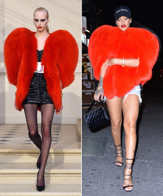Đến các nhà thiết kế cũng phải ngả mũ trước cách phối đồ của rihanna - 1