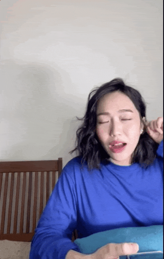 Diệu nhi tóc rụng mặt phúng phính khoe quẹt son sau 4 tháng tin đồn bầu bí không sai - 4