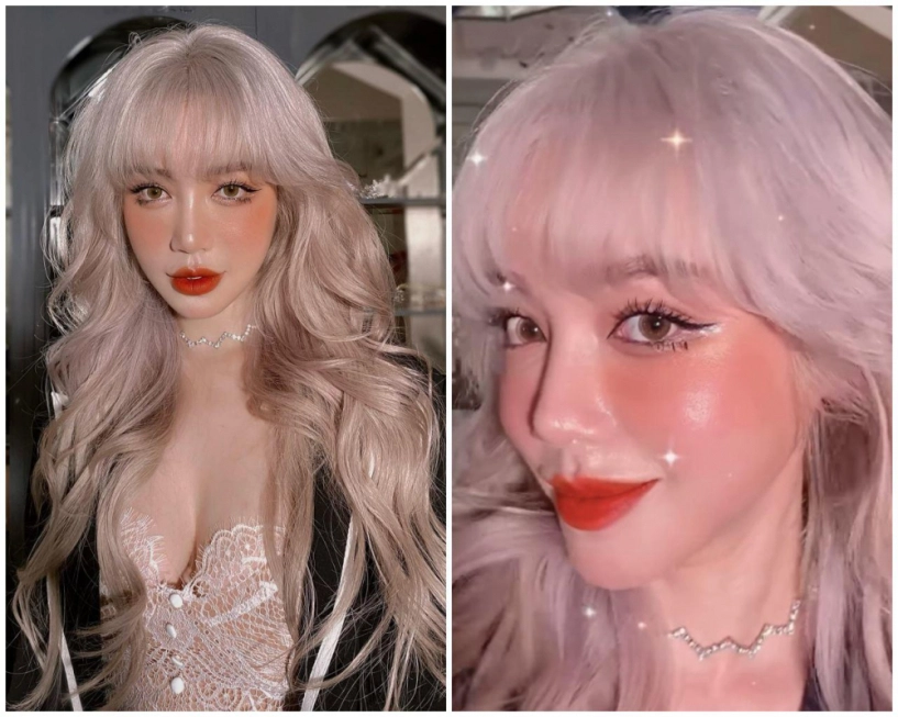Đu trend make-up tiktok mắt mệt mỏi mỹ nhân việt khác lạ nhận không ra - 4