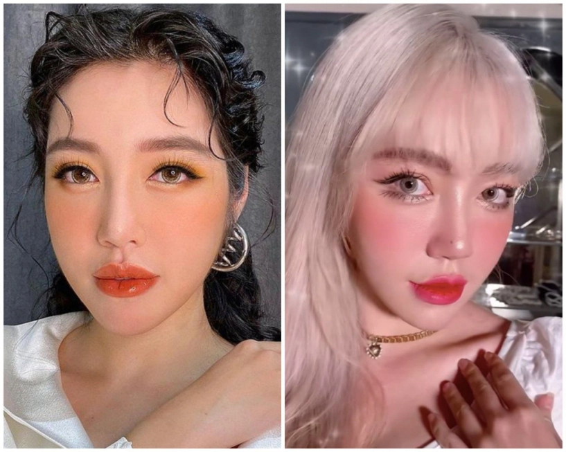 Đu trend make-up tiktok mắt mệt mỏi mỹ nhân việt khác lạ nhận không ra - 8