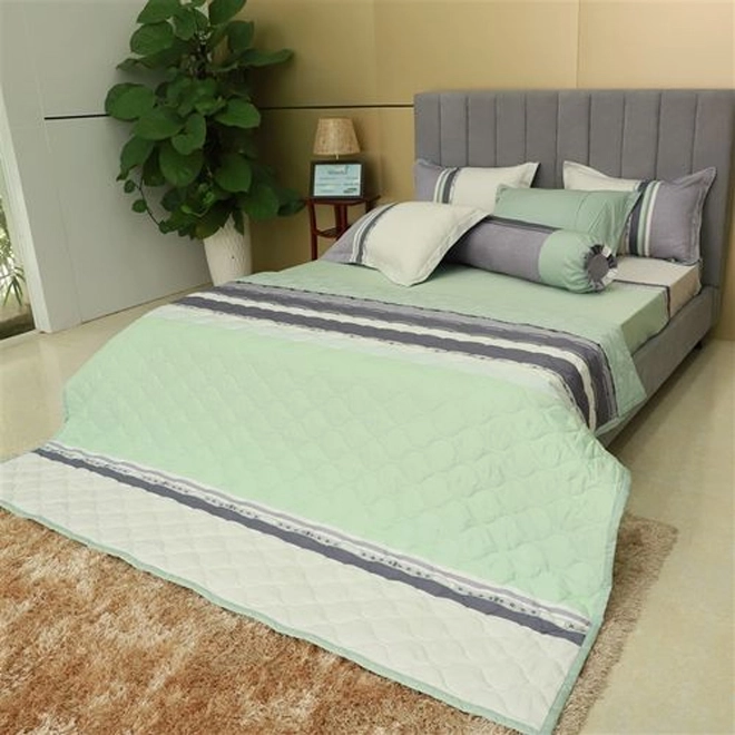 Giấc ngủ ngày hè mát lịm với chăn drap gối nệm made in việt nam hometex - 3