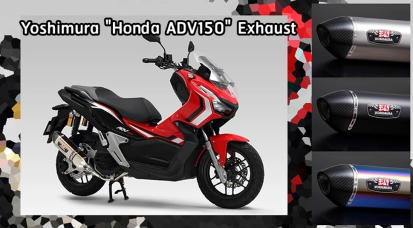Honda adv 150 lộ diện phiên bản ống xả yoshimura tăng mã lực - 1