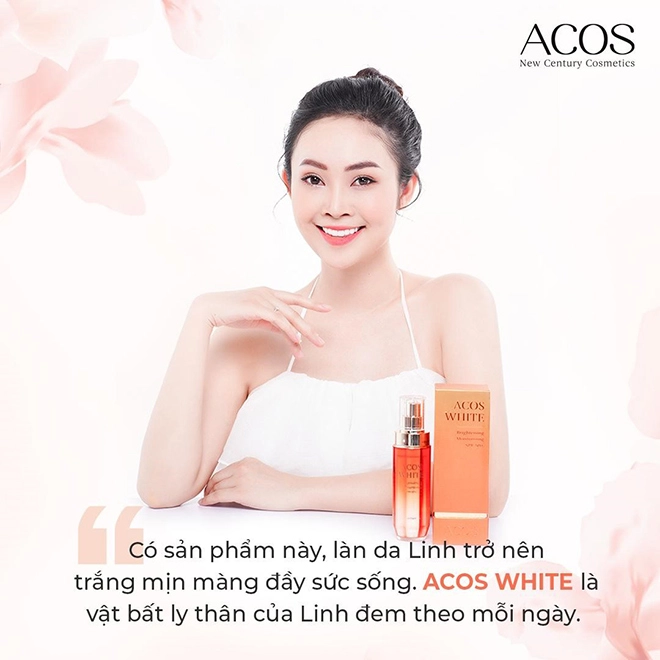 Mc thuỳ linh chia sẻ về bí quyết dưỡng trắng đến từ acos white - 6