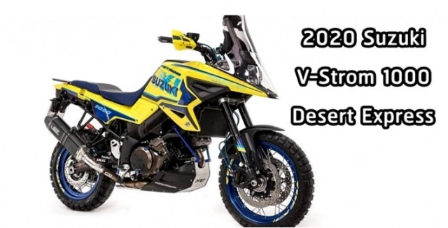 Ra mắt suzuki v-strom 1050 desert express - gói phụ kiện mang phong cách đường đua dakar - 5