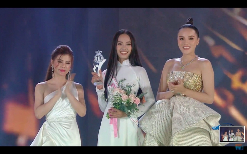 Sau nhiều lần giảm cân kỳ duyên vẫn xuất hiện vạm vỡ tại hhvn lấn át cả thí sinh - 1