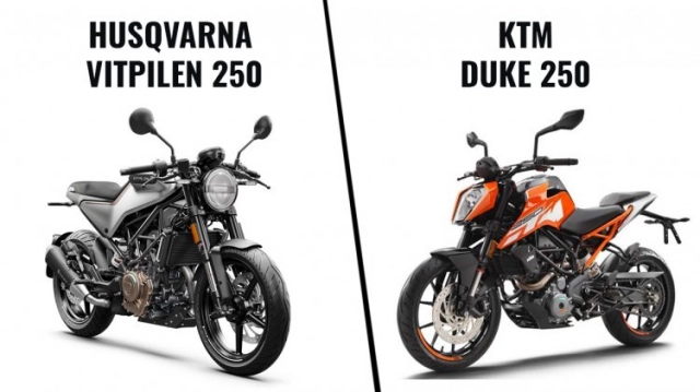 So sánh husqvarna vitpilen 250 với ktm 250 duke - 1