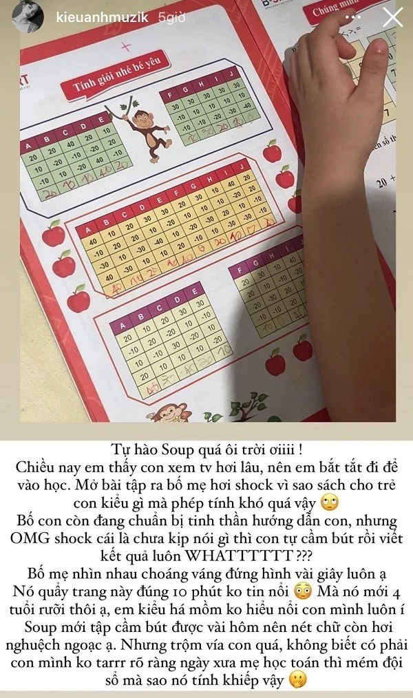 3 tuổi đi mẫu giáo con ca nương kiều anh được học vượt lớp 2 năm sau mẹ kinh ngạc - 5