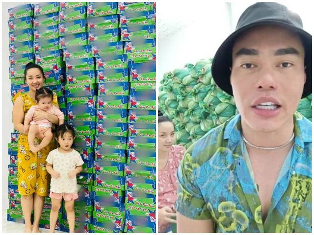 Cậu ấm cô chiêu cứu trợ mùa dịch subeo giúp cường đôla phát mì con lệ quyên vác bình oxy - 5