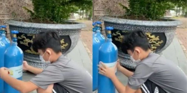 Cậu ấm cô chiêu cứu trợ mùa dịch subeo giúp cường đôla phát mì con lệ quyên vác bình oxy - 9