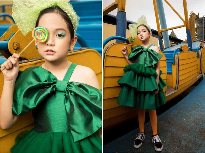 Diễn viên nhí hot nhất vtv ngoài đời giản dị không phấn son lên sàn diễn cân mọi layout makeup - 6