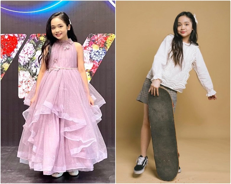 Diễn viên nhí hot nhất vtv ngoài đời giản dị không phấn son lên sàn diễn cân mọi layout makeup - 11