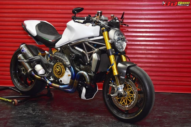 Ducati monster 1200s độ lôi cuốn trong thân hình trắng trẻo - 1