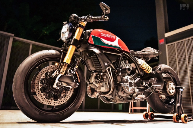 Ducati scrambler độ ấn tượng từ nhà thiết kế honda r - 6
