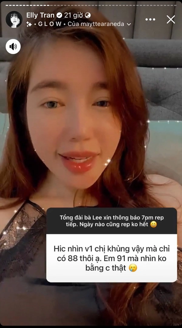 Elly trần giải thích về vòng một lưng mình gầy lắm tất cả số đo đều dồn lên phía trước - 1