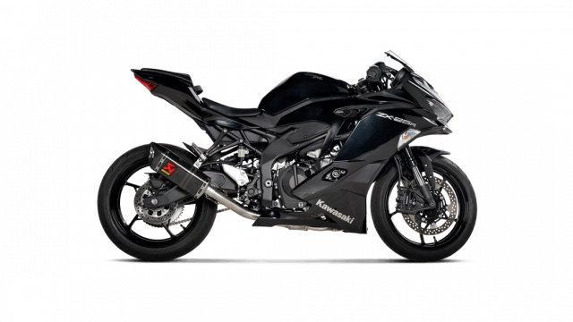 Ninja zx-25r được bổ sung ống xả akrapovic racing line tăng 25 ngựa - 4