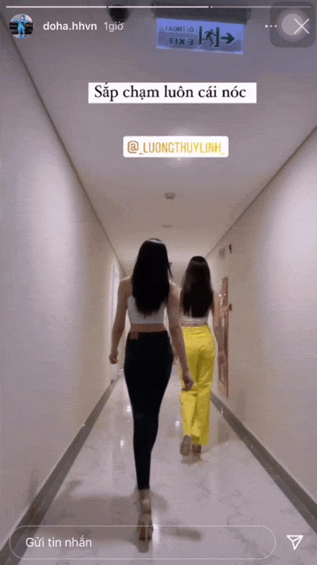 Sánh đôi cùng lương thùy linh đỗ thị hà vụt sáng bởi chiều cao chạm nóc kĩ năng catwalk đỉnh - 2