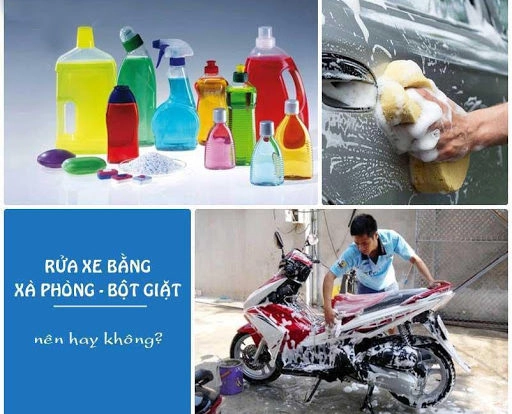 Tận dụng bột giặt nước rửa chén để rửa xe - sai lầm tai hại - 3