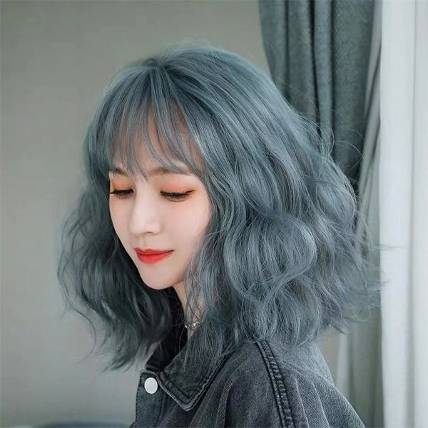 Tóc xanh đen khói màu tóc đẹp tôn da nổi bật hot nhất hiện nay - 4