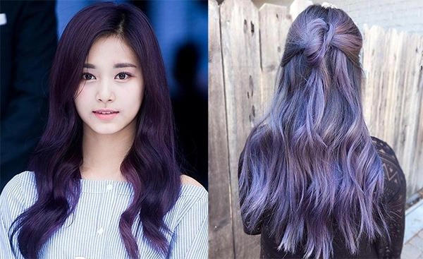 Tóc xanh đen khói màu tóc đẹp tôn da nổi bật hot nhất hiện nay - 6