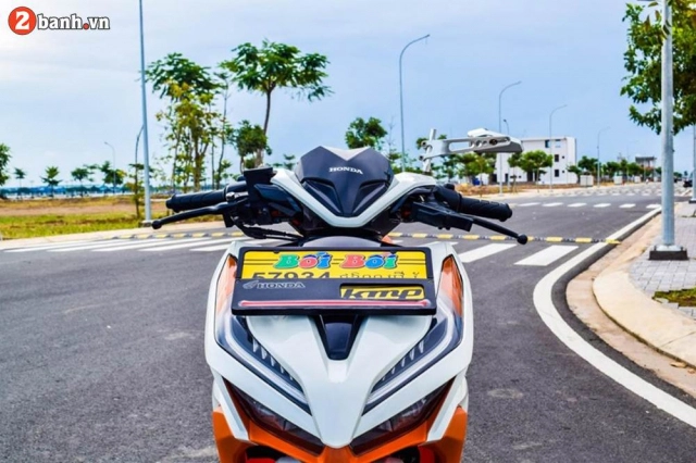 Vario 150 hóa thân thành click 2019 trắng cam đầy nổi bật - 6