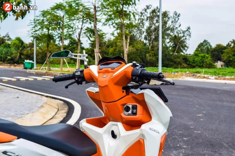 Vario 150 hóa thân thành click 2019 trắng cam đầy nổi bật - 5