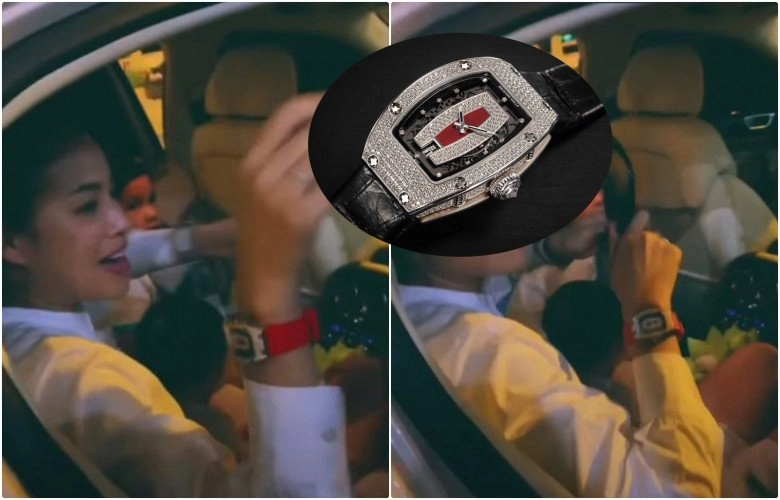 Vừa về việt nam phạm hương đã lên đồ chuẩn quý tộc có bộ đeo đồng hồ 23 tỷ đồng - 2