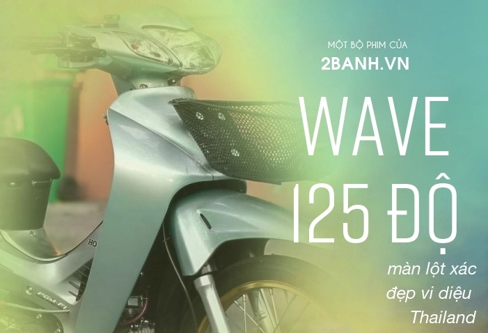 Wave 125 độ biến thể đẹp vi diệu gây bất ngờ người xem ở dàn chân - 1