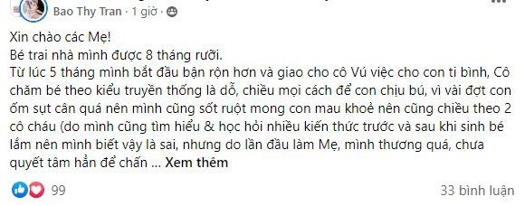 Bận rộn giao con cho bảo mẫu chăm bẵm bảo thy giờ phải cầu cứu các mẹ bỉm sữa - 2