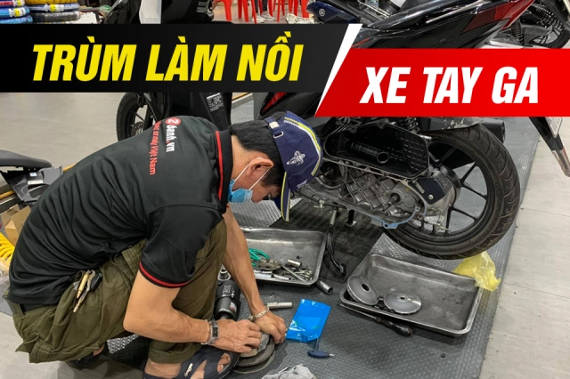 Các lí do chính khiến cho phần nồi xe tay ga phát ra những tiếng động lạ - 6