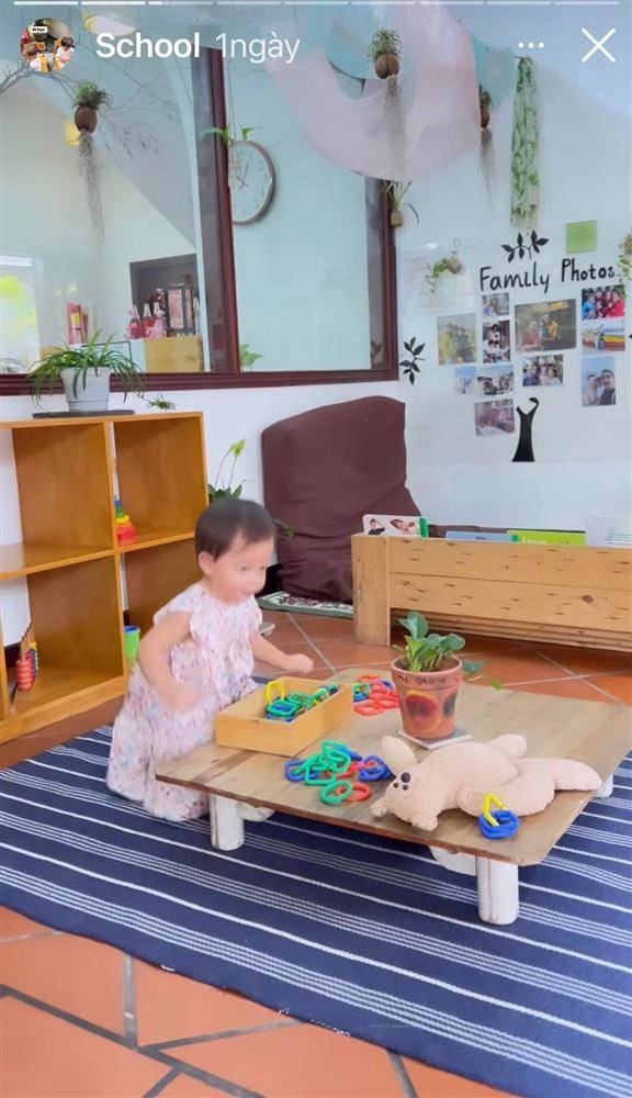 Con hồ ngọc hà đi mẫu giáo 2 tháng đã không còn khóc rất tự lập ở trường - 9