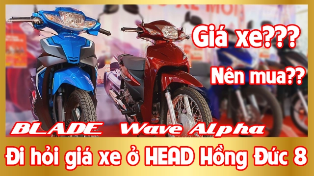 Giá xe honda wave alpha và honda blade tháng 10 - 1