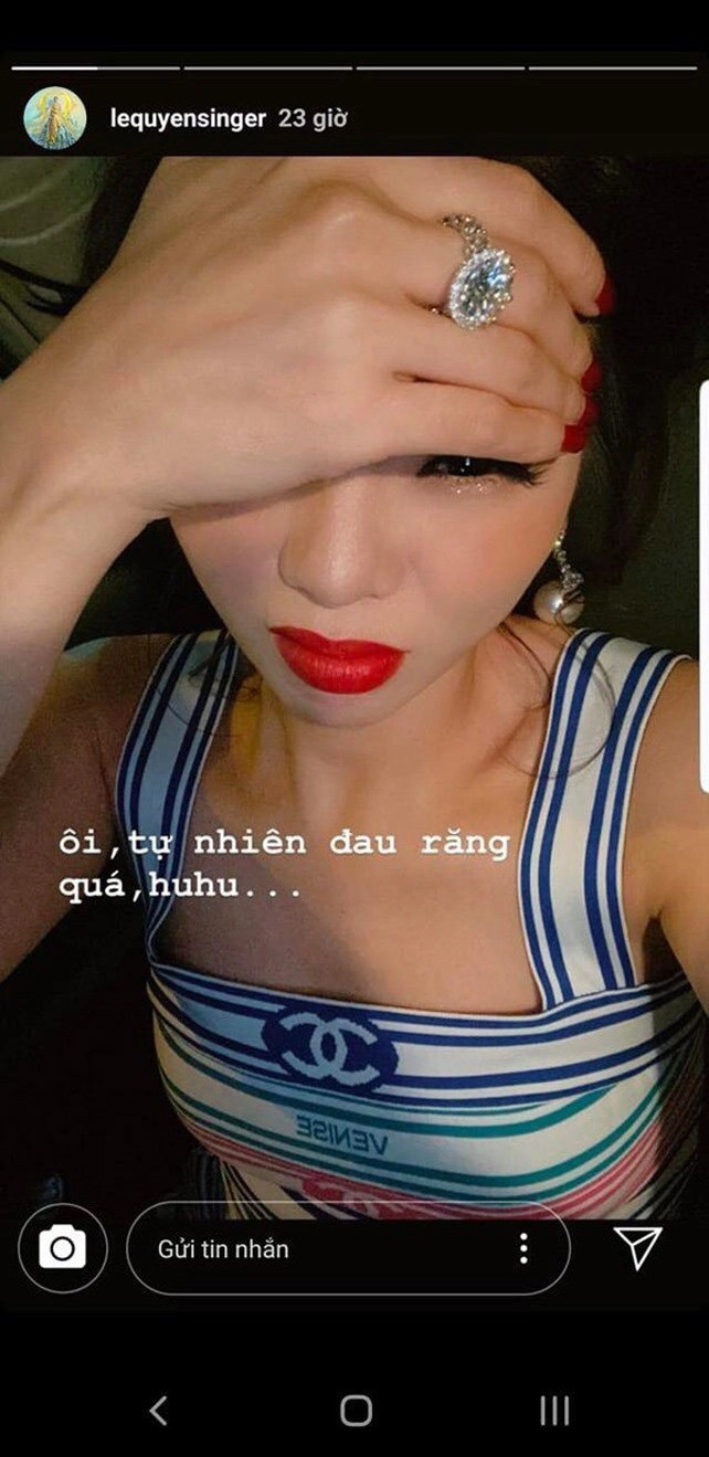 Lệ quyên khoe kim cương lấp lánh cũng chưa hot bằng set đồ tập ôm sát hình thể - 2