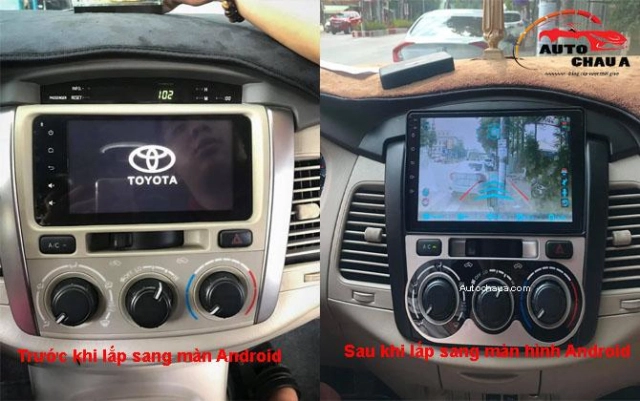 Màn hình android cho xe innova toyota - 2