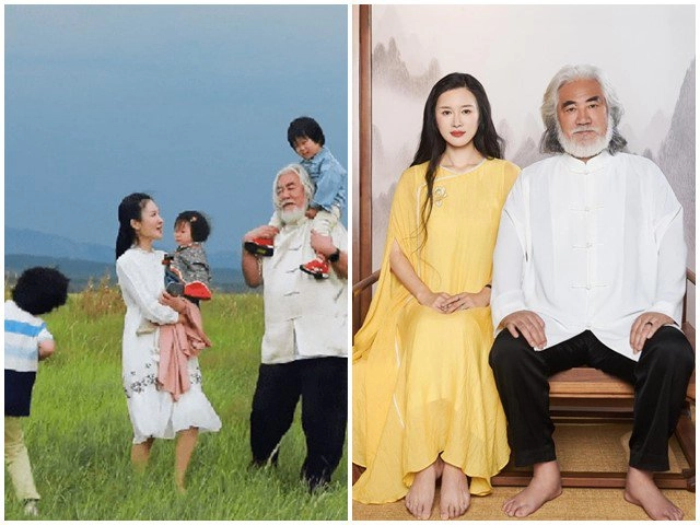 Ông lão 83 tuổi có con xinh như búp bê với vợ trẻ kém 37 tuổi thuê 3 bảo mẫu chăm con - 8