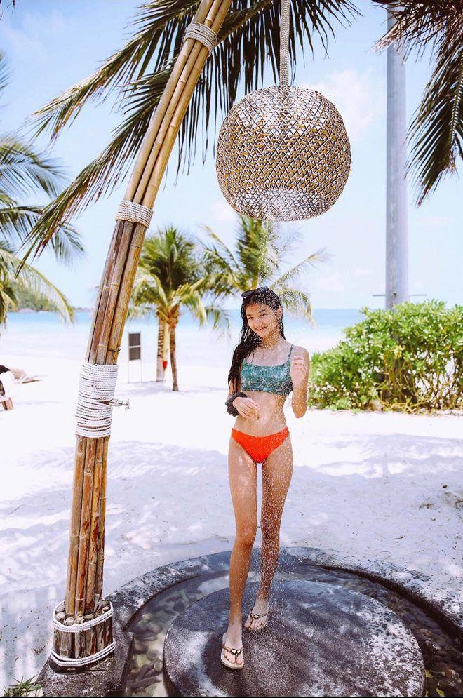 Quyền linh jennifer phạm khéo nuôi con gái mặt xinh chân dài như hoa hậu con trai soái ca 1m8 - 2