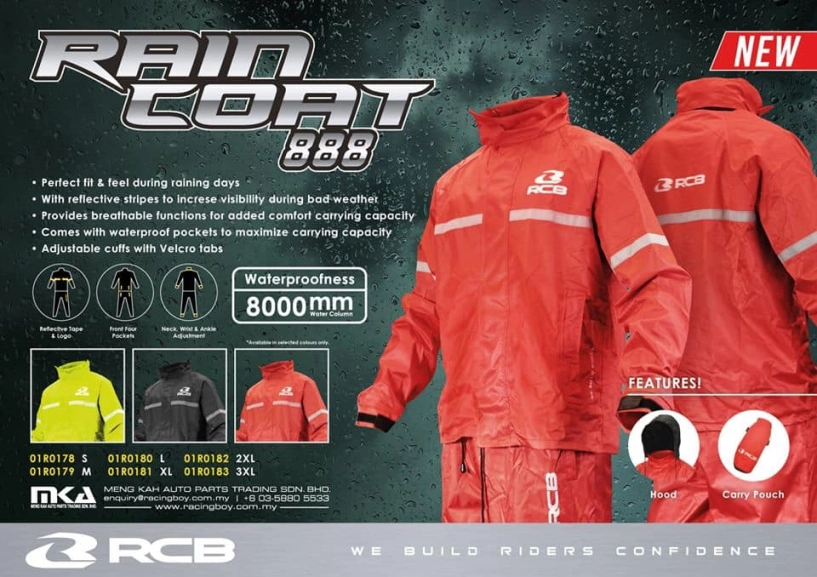 Racingboy bất ngờ ra mắt mẫu áo mưa bộ dành cho các biker - 1