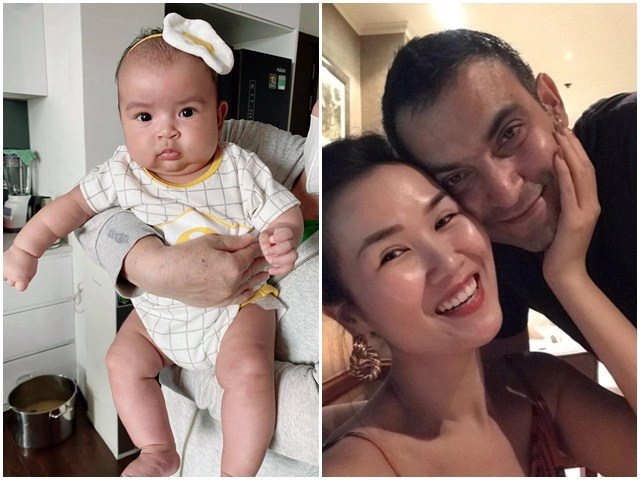 Con gái võ hạ trâm hơn 3 tháng vượt chuẩn nặng 7kg mặt tròn xoe - 12