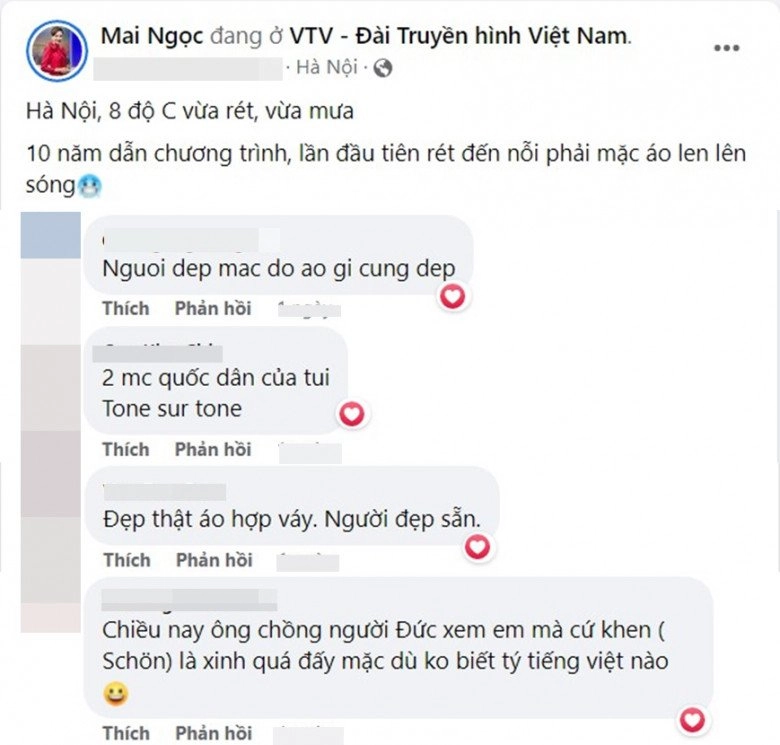 10 năm làm mc vtv mai ngọc lần đầu tiên phá lệ áo quần lên sóng liền bị cà khịa - 2
