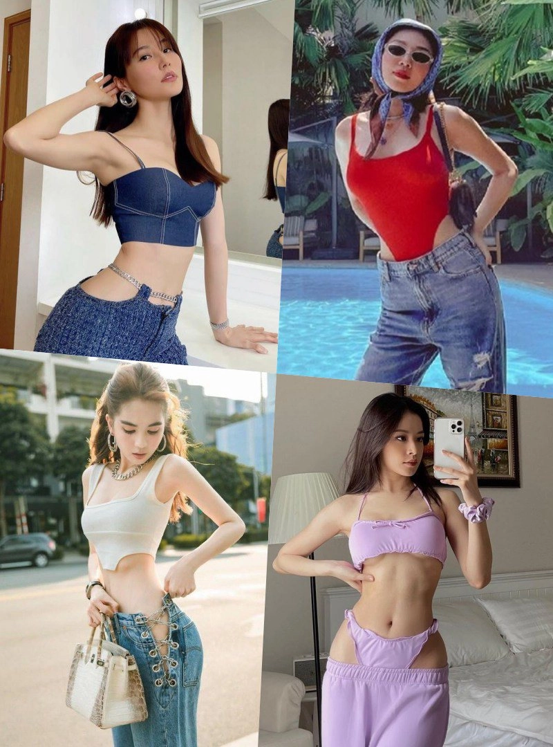 10 năm trước mốt mặc swimsuit khoét hông sâu hoắm đã được phi thanh vân lăng xê - 1